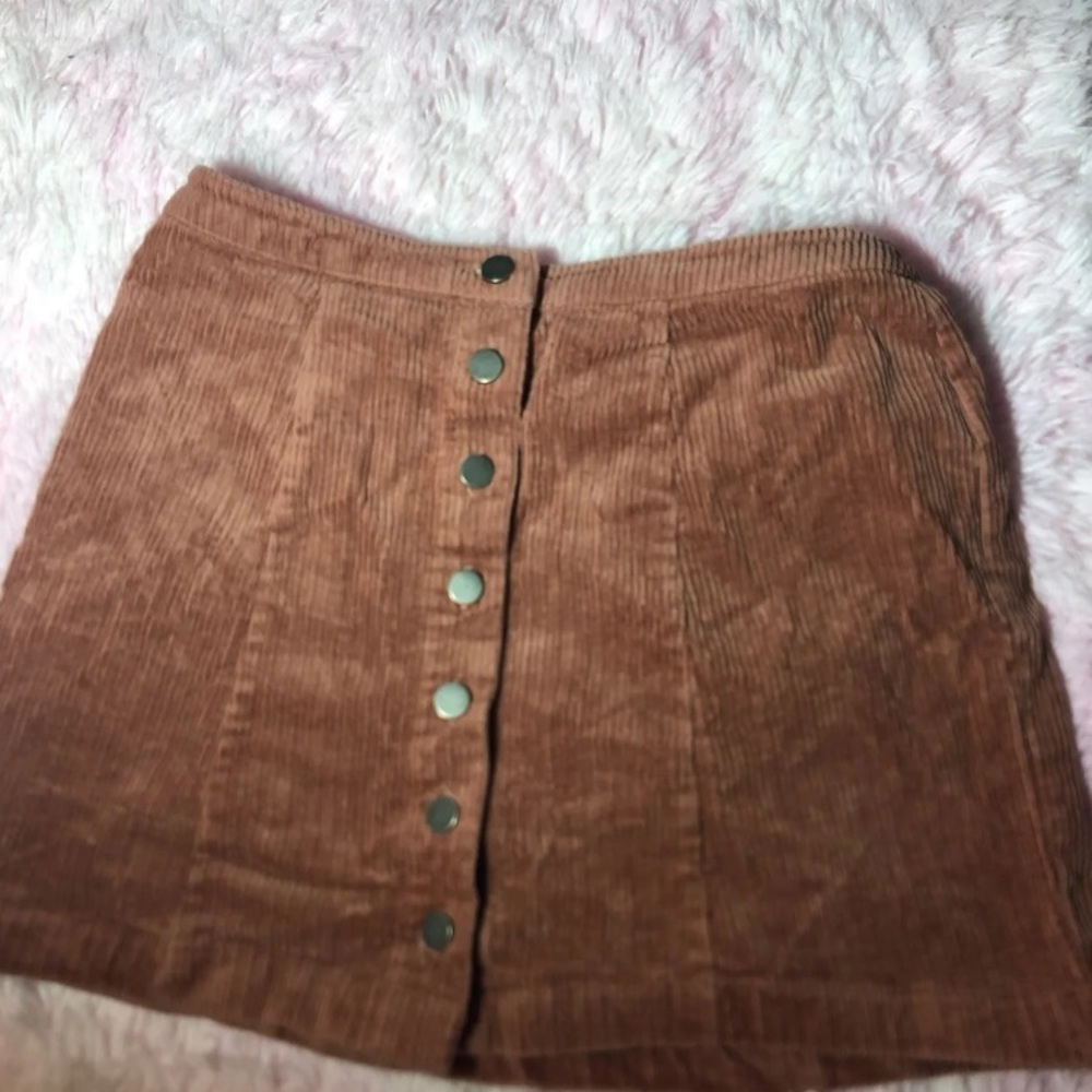 Corduroy skirt